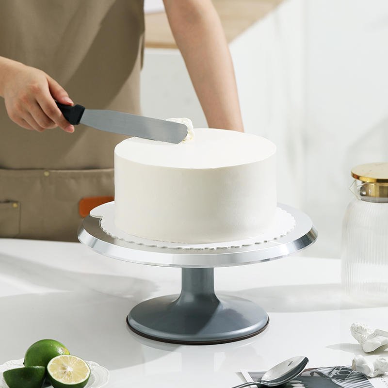 Baking Supplies 7PCS Cake Turntable Rotating Stand Cake Decorating Tools Set with Icing Spatulas