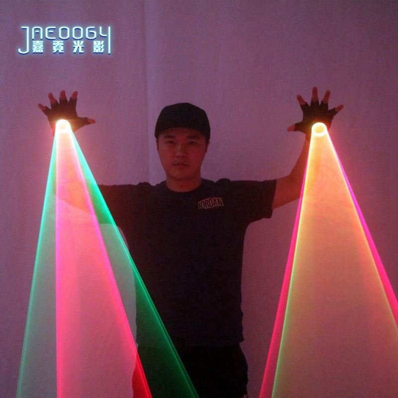 High Quality Best Selling DJ Green Cool Party Laser Light Gloves