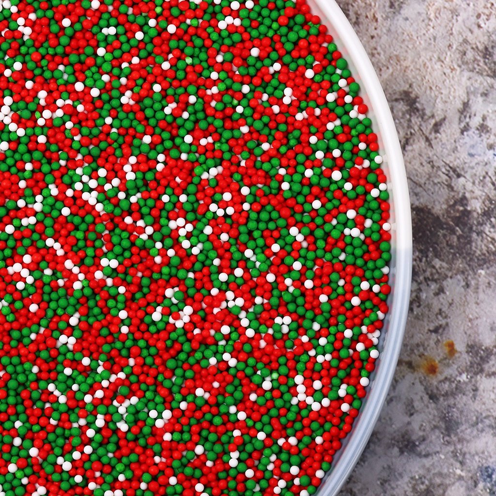 LOVEBAKERY 1KG Bag Package Without E171 Wholesale 2mm Sugar Nonpareils Sprinkles dragees edible Cake Decoration