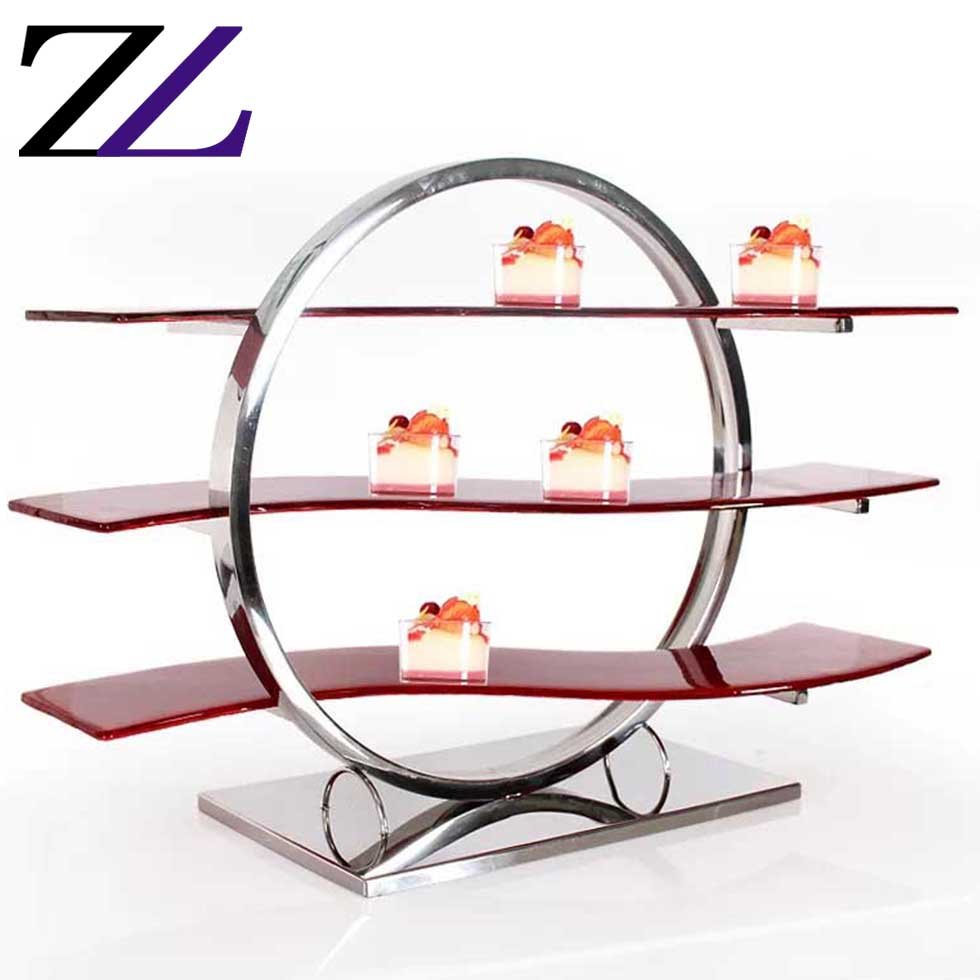 Modern display round buffet wedding serving glass platters otherhotel caketools tier party cupcake set cake stand decoration