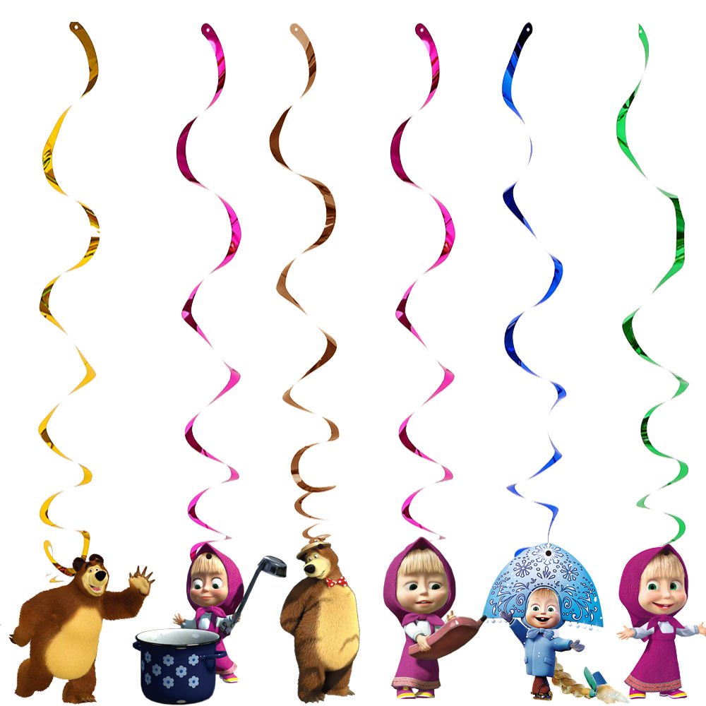 Birthday Party Supplies Banner Party Balloons Cake Inserts Spiral Set Party Decor Supplies