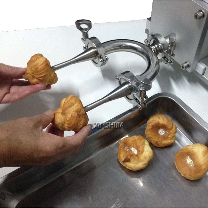 Industrial bakery pastry cupcake bread biscuit donut croissant cream jam butter puff decorator