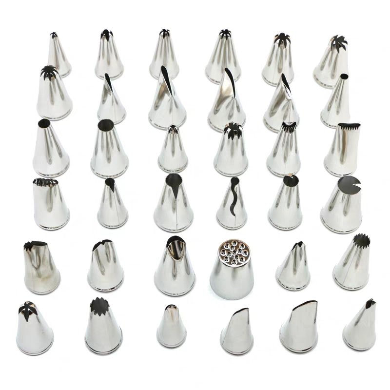 Stainless Cake Decorating Tools Sugar Craft Piping Icing Nozzles Tips Set Cake decorating nozzles