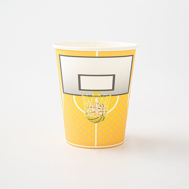 New Style Basketball Theme Supplies Birthday Party Decoration Cake Paper Plates Cups Plate Set Happy Birthday Party Supplies