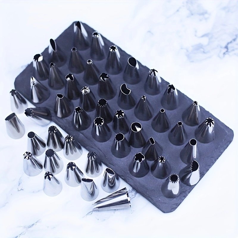 High Quality Stainless Steel Cake Nozzles 24pcs Icing Piping Tips Set Cake Tools