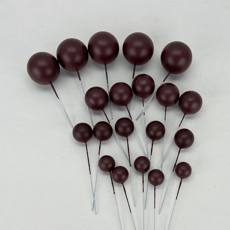 Cake Tools Decor Balls Party Dessert Decorative Colorful Smooth Balls For Cake Decorating Supplies