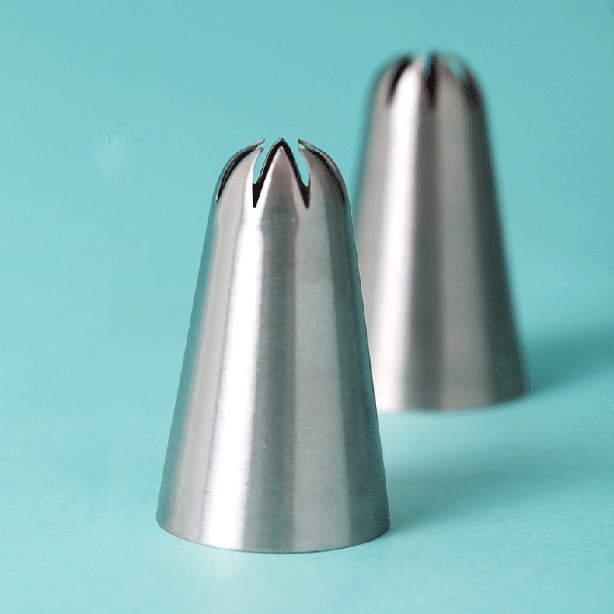 Custom baking diy tools supplies stainless steel cookies decoration piping tip cake cream big flower icing nozzles
