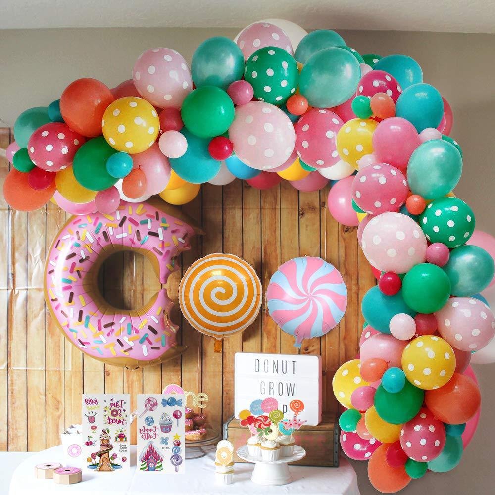 Happy Birthday Decorations Balloons Birthday Party Supplies Rose Gold Confetti Balloons Birthday Banner Star Balloons