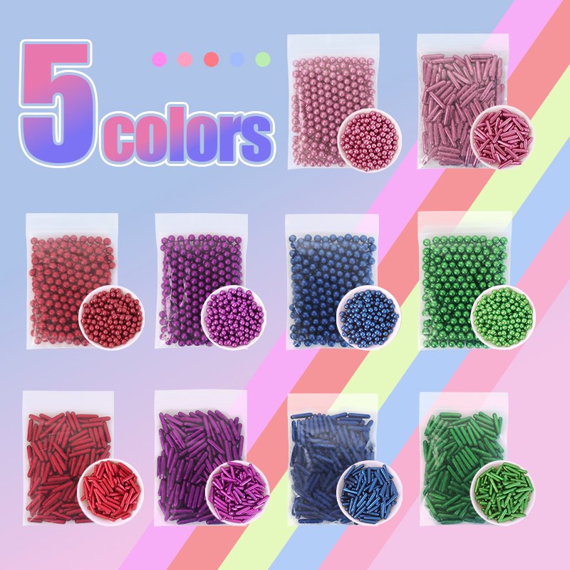 New Christmas Color Metallic Cake Sprinkles Non-edible Sugar Pearl Cake Decoration Baking Ingredients Sugar Rod Decoration Only