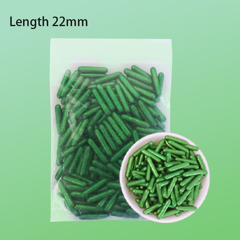 New Christmas Color Metallic Cake Sprinkles Non-edible Sugar Pearl Cake Decoration Baking Ingredients Sugar Rod Decoration Only