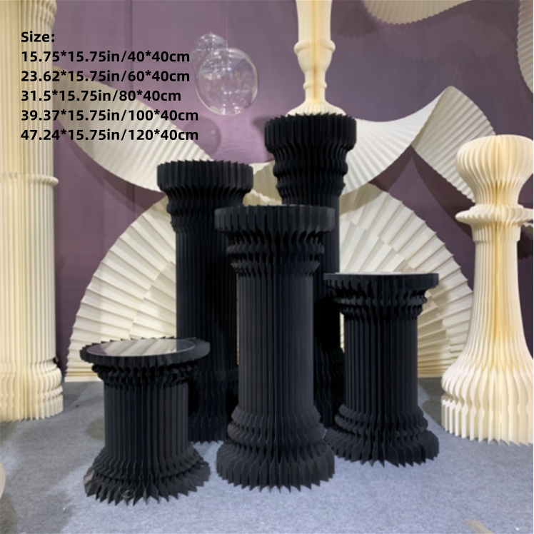Party Holiday Wedding Centerpieces Supplies Decorations Favors Decoration Paper Roman Columns Dessert Table Folding Cylindrical