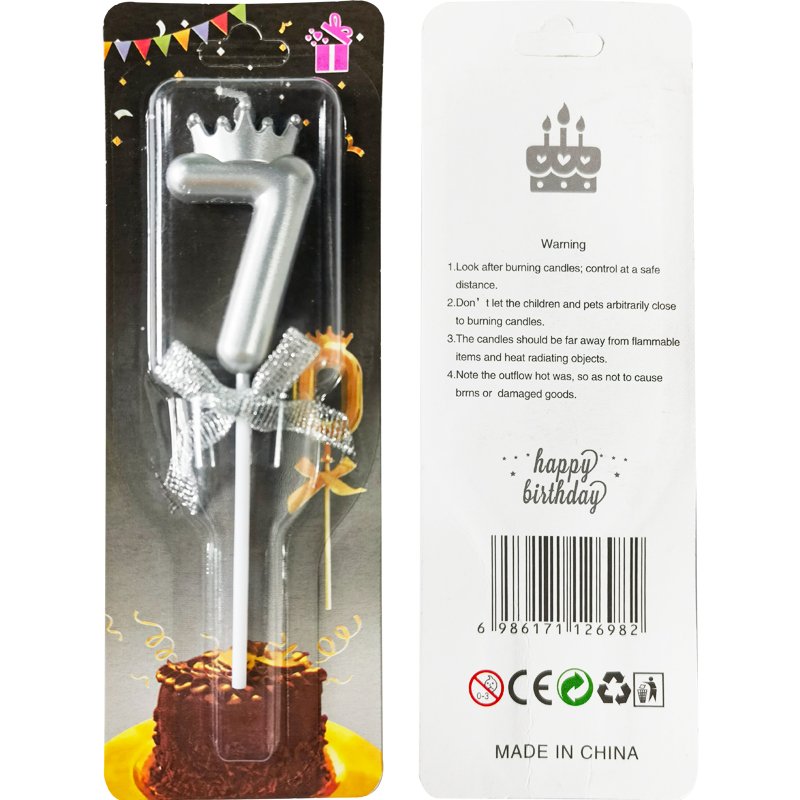 0-9 golden number candle cake decoration plug-in birthday party dessert table baking decoration birthday small candle