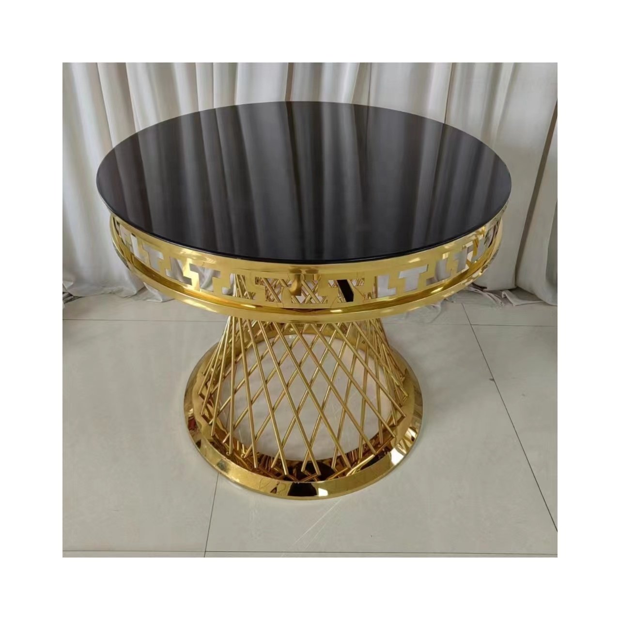 Event Party Decoration Gold Plinth Set Stand Cake Flowers Decoration Tables Stand Cylinder Stand Wedding tables