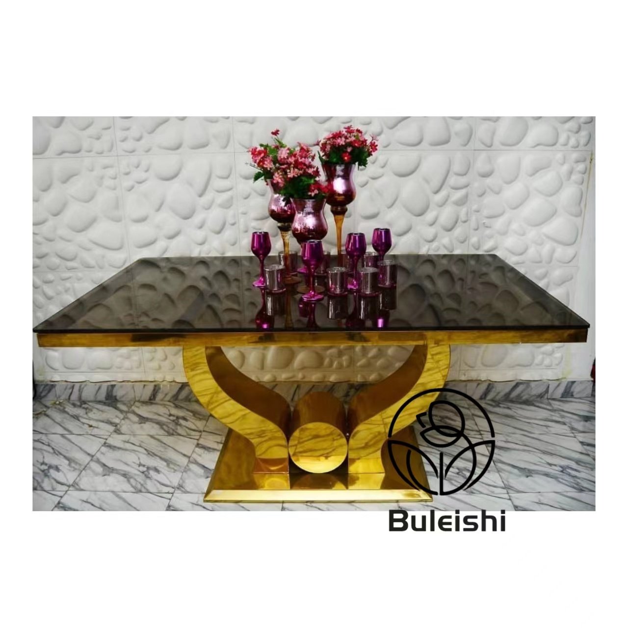 Event Party Decoration Gold Plinth Set Stand Cake Flowers Decoration Tables Stand Cylinder Stand Wedding tables