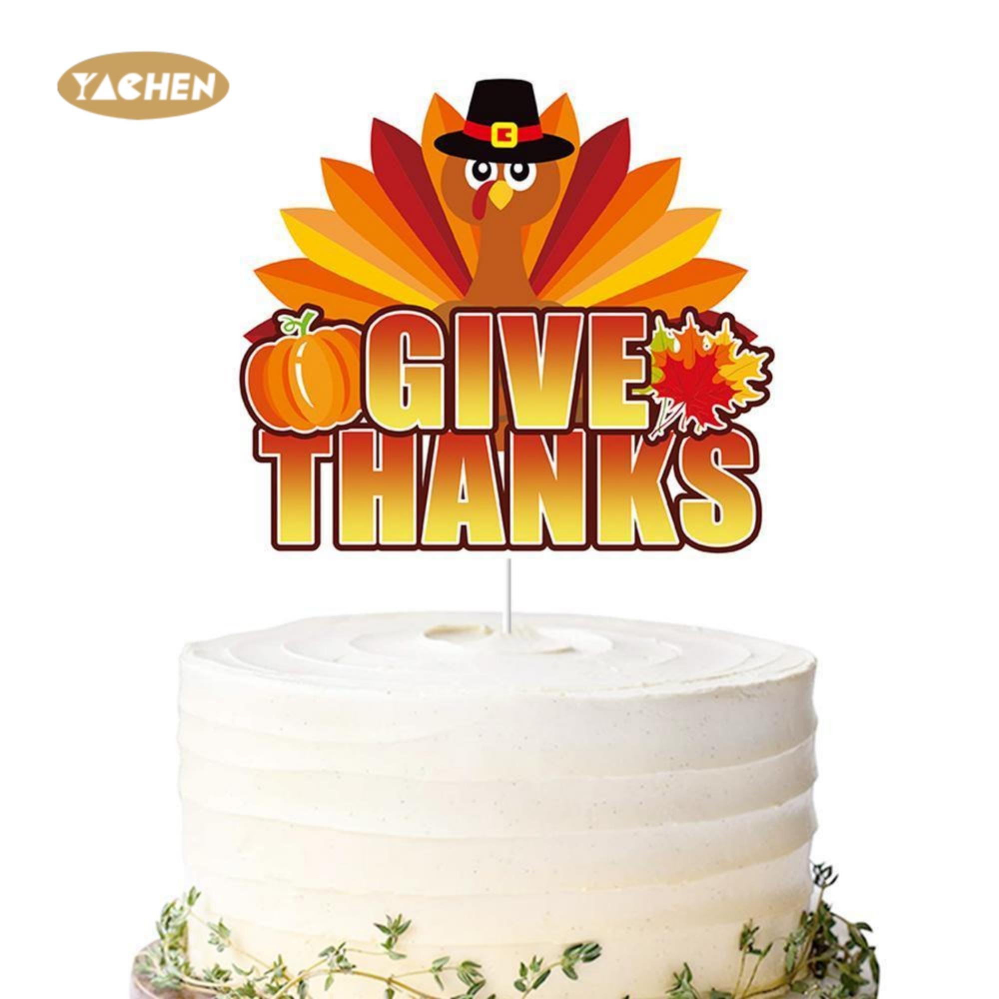 Yachen Give Thanks Colorful Fall Banner Thanksgiving Day Banner Thankful Banner Decoration for Outdoor Indoor Porch