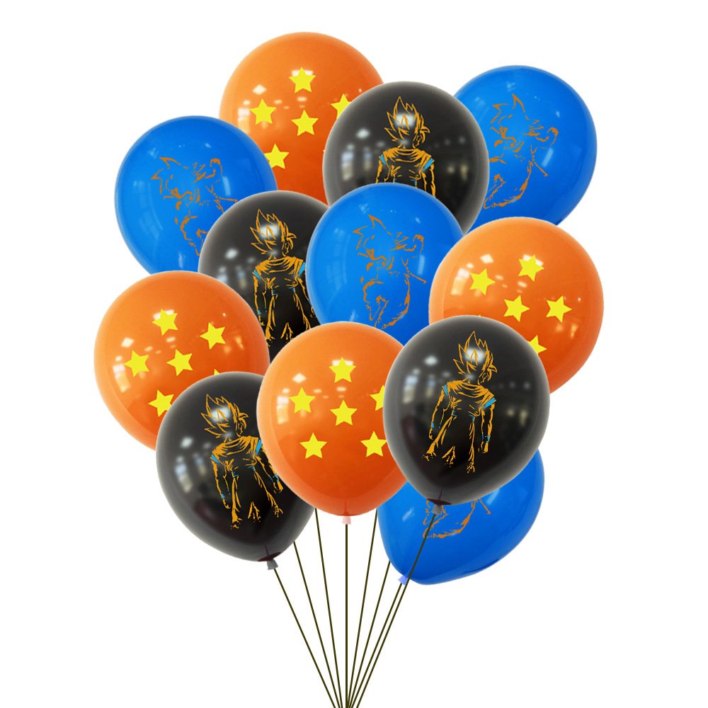Super Son Goku Design Party Decorations Dragon Ball Happy birthday Banner Cake Topper Supplies Kids Children Favor Party X4082