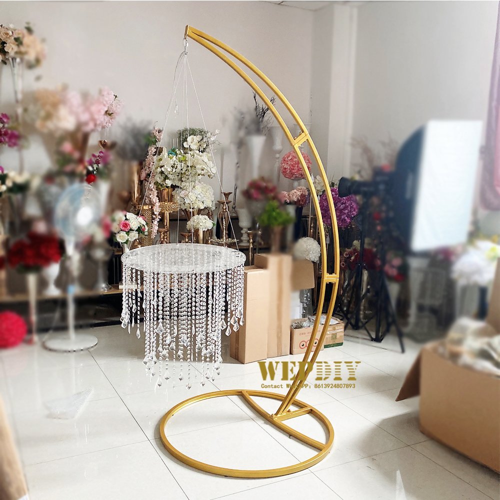 New romantic wedding cake decoration stand wedding props stage background stand birthday party decoration cake flower stand