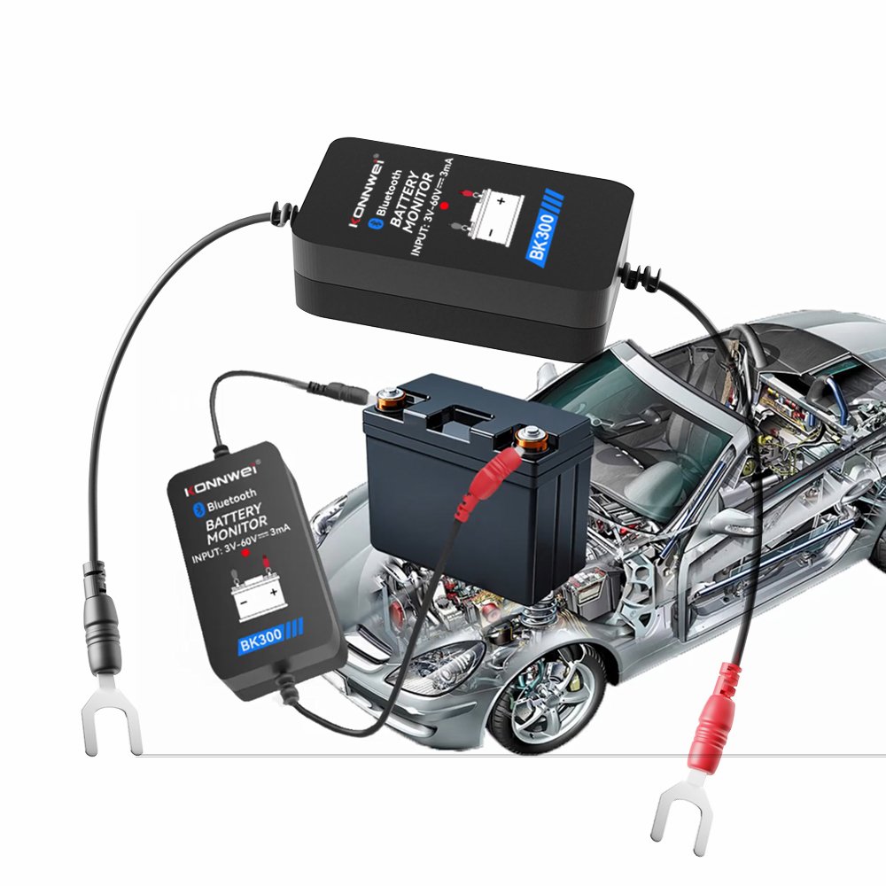 China Automatic Vehicle tool 2025 New Arrival KONNWEI Factory Car Battery Tester with BM2 BKmonitor battery monitor