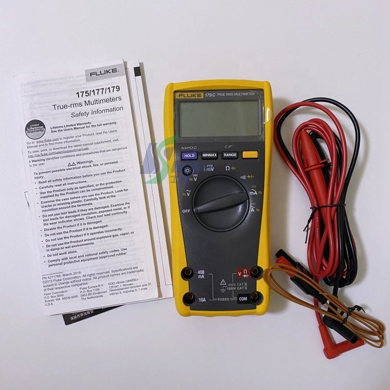 True-rms Digital Multimeter F luke 179 179C