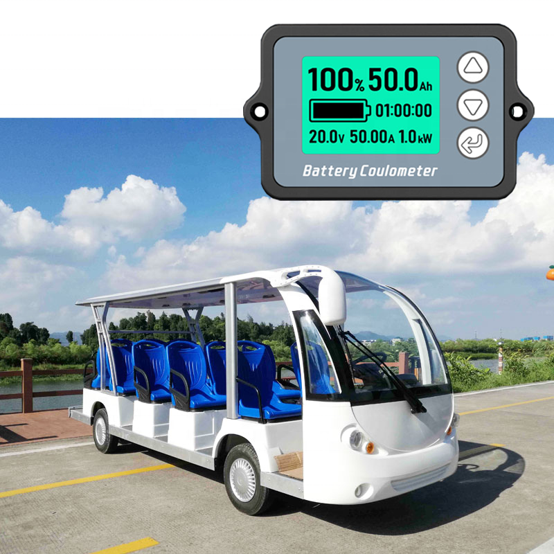 DC8-120V 50A Battery Voltmeter Capacity Indicator Power Charge Battery Monitor Tester Battery Capacity Tester