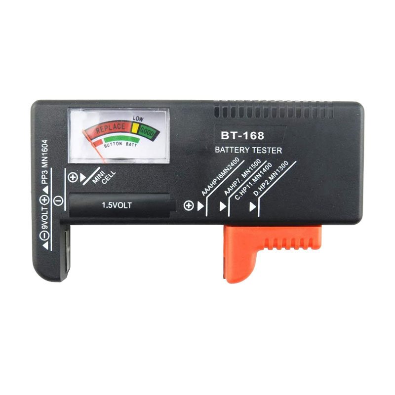 BT-168 Battery Capacity Tester Universal Digital Battery Meter Indicate Volt Tester Checker For AA/AAA/C/D/9V/1.5V Batteries