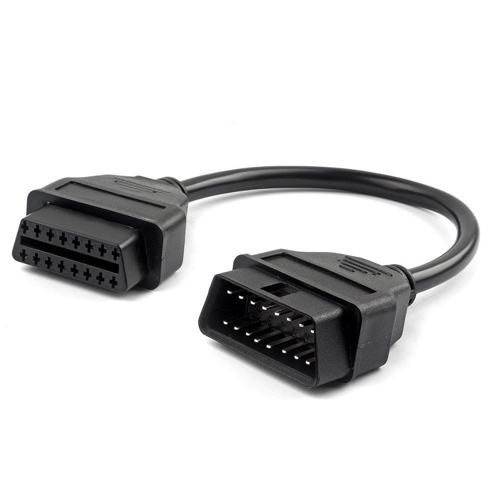 3FT 12v-24v Car system Cable DC Car Charging Connector Obdii Db15 Obd2 16 Female Obd-ii Power Usb Micro Obd charge cable