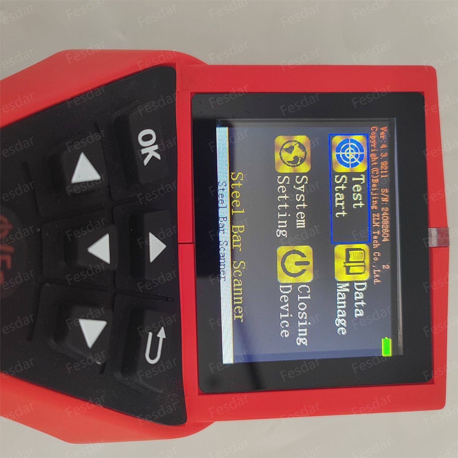 FESDAR-8S Integrated Rebar Detector Scanner Locator Wall Scanner Covermeter Ferro Scan Price