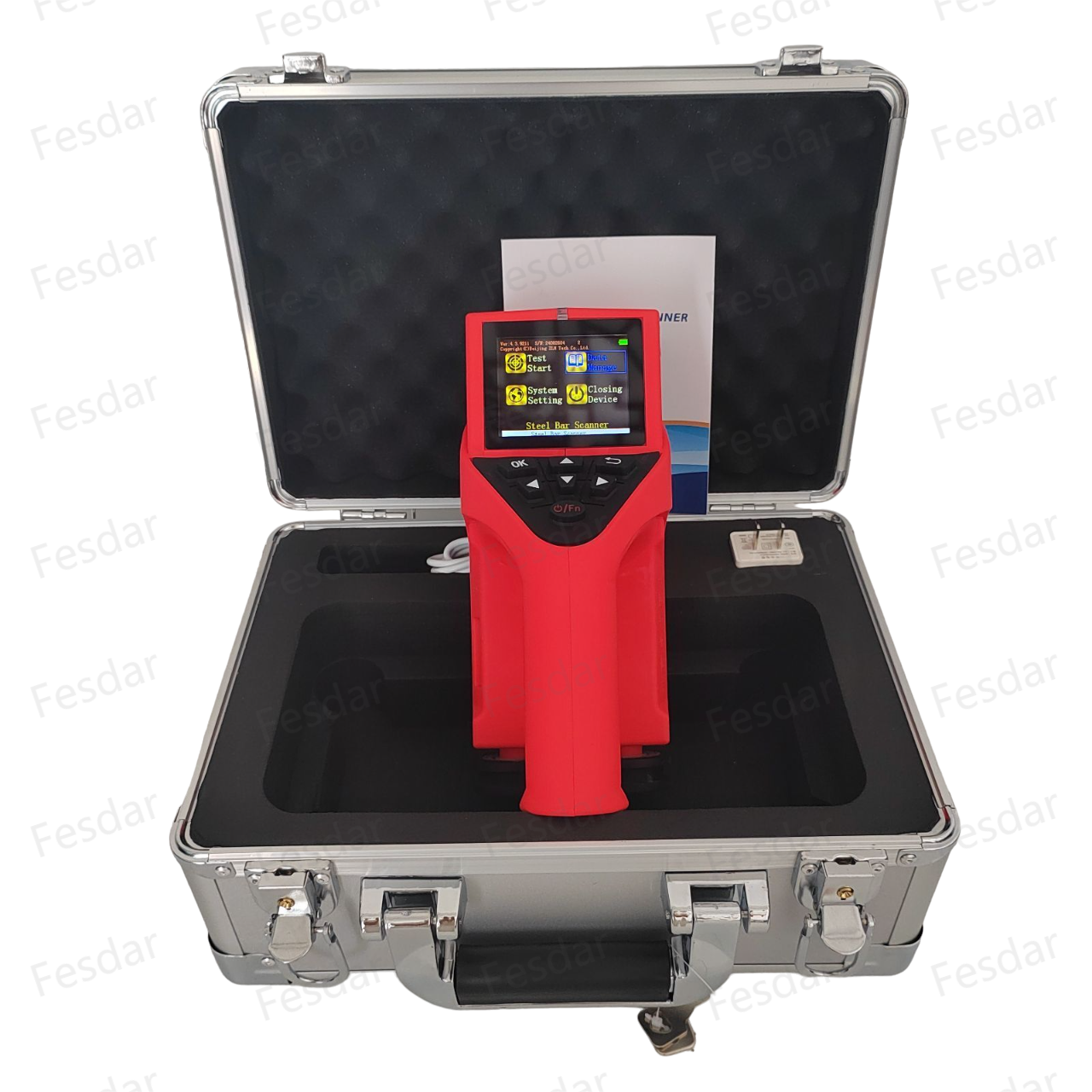 FESDAR-8S Integrated Rebar Detector Scanner Locator Wall Scanner Covermeter Ferro Scan Price