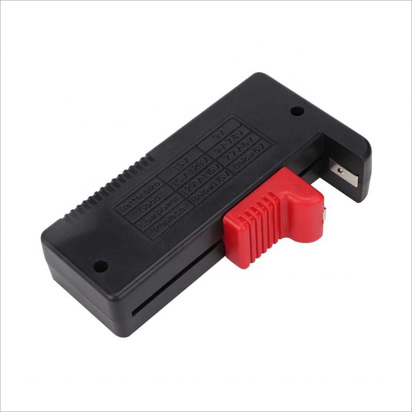 Universal Battery Tester BT-168D with LCD Display for AA/AAA/C/D/9V/1.5V Button Cell Batteries