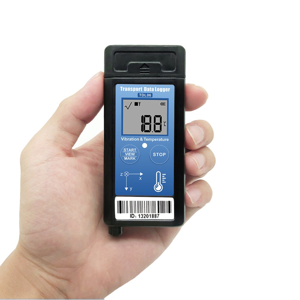 Handheld Portable Vibration Testing Equipment With Shock Data Logger Temperature Instrument