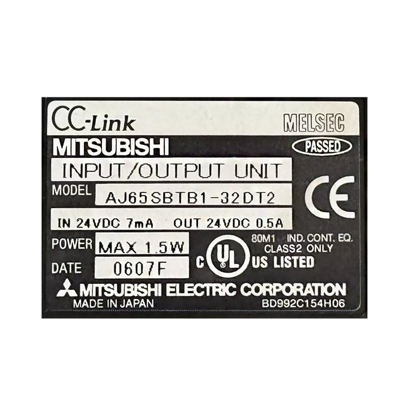 Spot New Original AJ65SBTB1-32DT2 PLC CC-Link Remote IO module AJ65SBTB1-32DT2 In Stock Fast Delivery