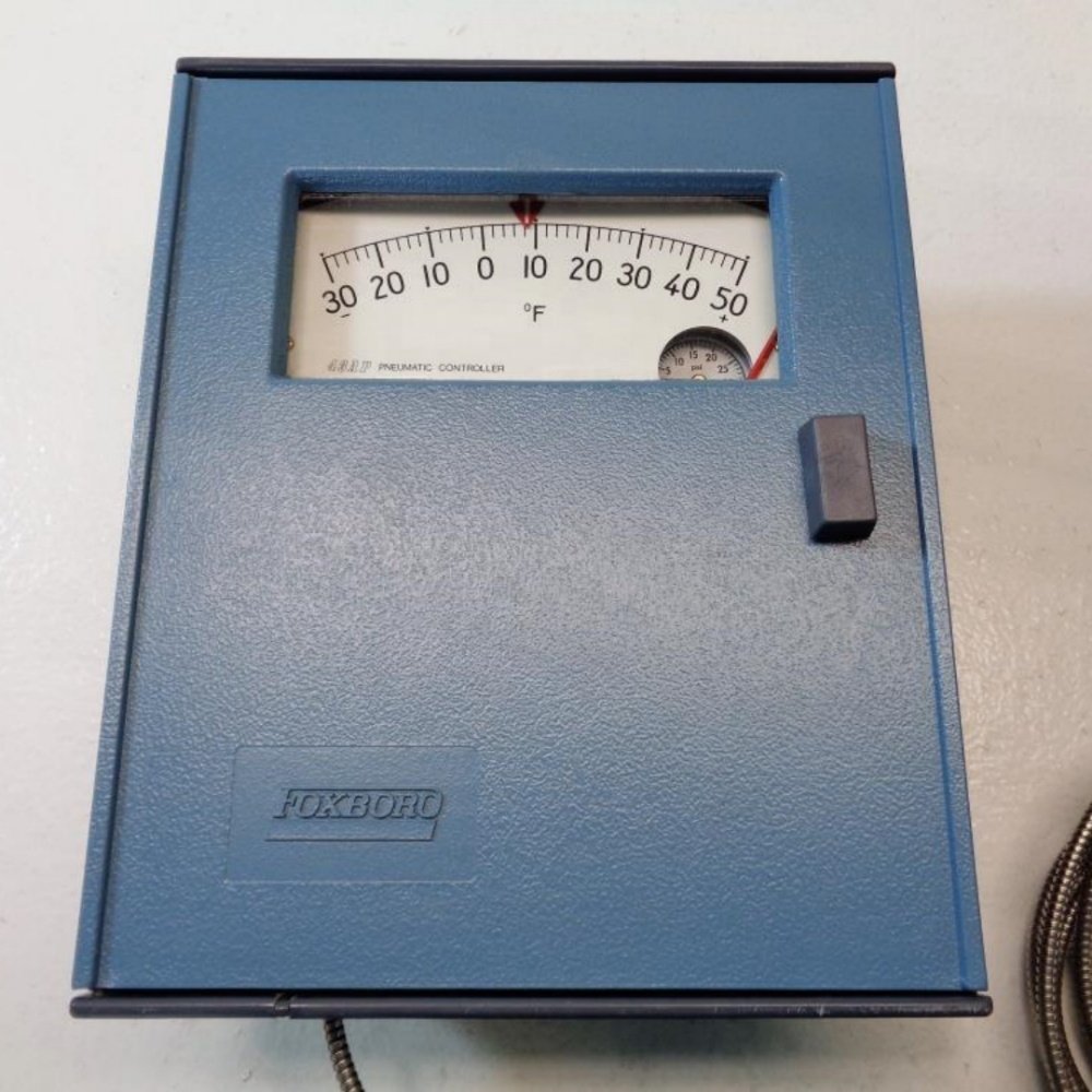 Brand New Foxboro Pneumatic Indicating Controller 43AP-FA42C/PC-00-IAS-AG 3 to 15 psi signal 30 psi gauge