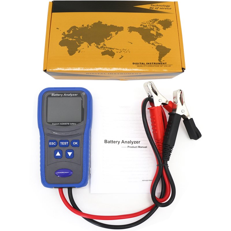 TM300 Digital battery tester Waveform analysis Car battery analyzer Digital HD colorful screen battery detector
