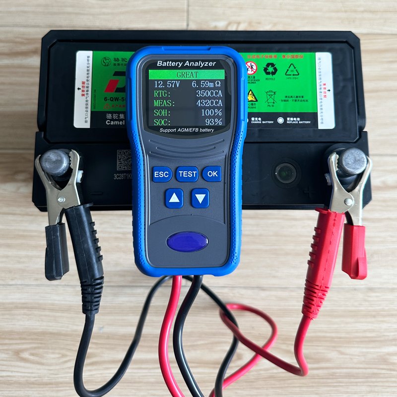 TM300 Digital battery tester Waveform analysis Car battery analyzer Digital HD colorful screen battery detector