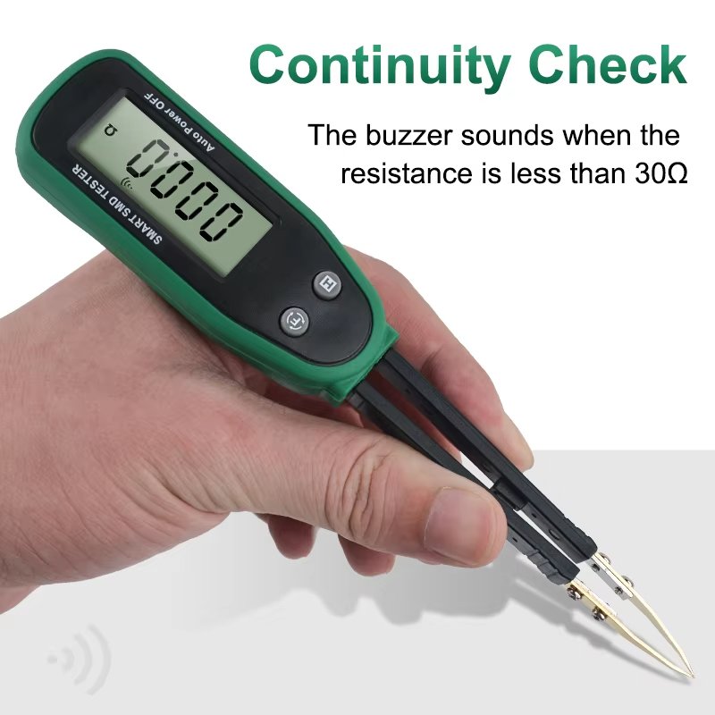 Digital Multimeter Smart SMD Tester with Auto Range LCD Display for Capacitance Resistance Diode Battery Testing