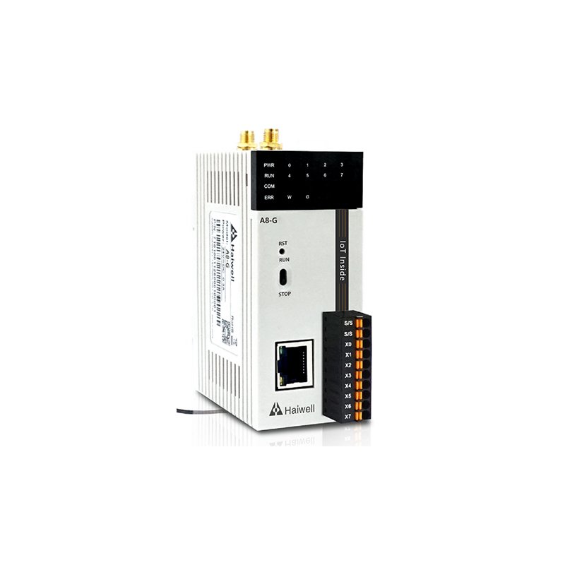 Haiwell Smartlink PLC A8 A8-E Supports HMI + PLC functions 4G+512M 8DI WIFI Programming controller Logic
