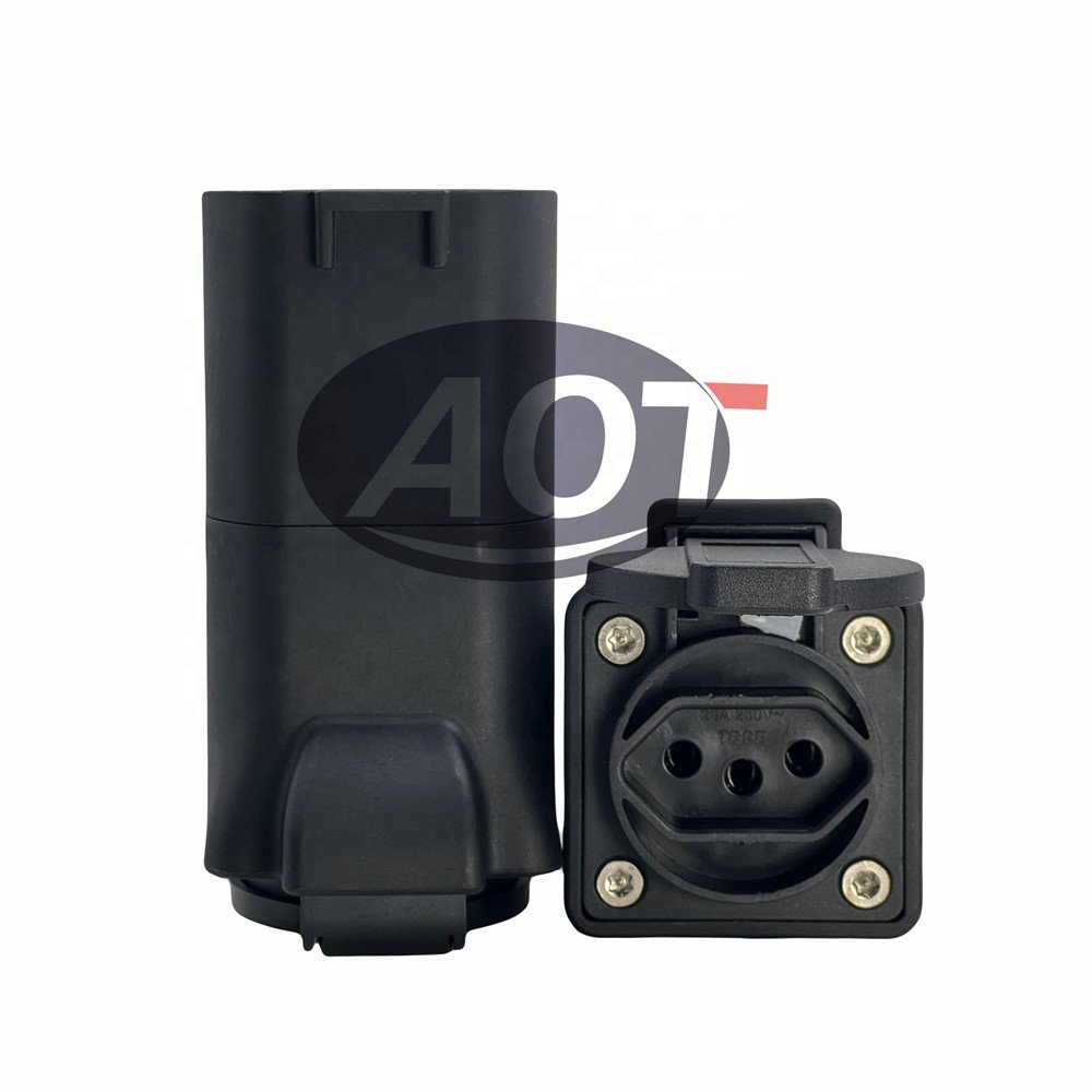 V2L Discharge Type 2 Adapter EV Connector to Brazil socket (3.6 kW) V2L Adaptor for MG/Hyundai/Kia/BYD/Genesis