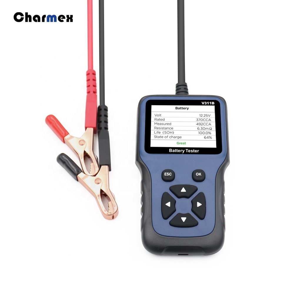 Charmex Battery Tester 12V General Battery Testers Car Battery Tester for automobile