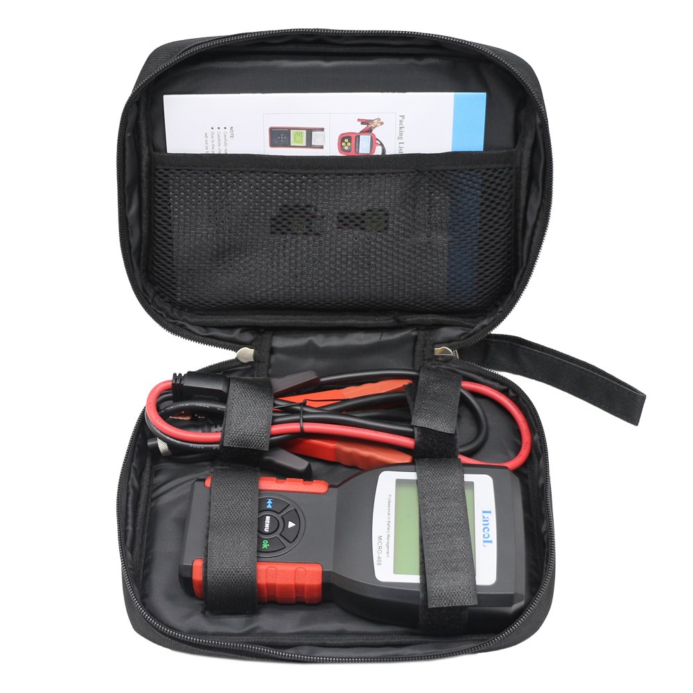 12V 24V Digital Battery Conductivity Tester 30Ah to 200Ah Display Battery Capacity, Voltage, Resistance and Life Time