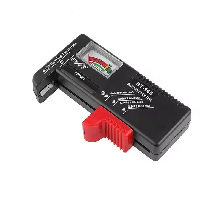 2024 hot BT168 Pointer Universal Digital Battery Capacity Tester LCD Display Checker Diagnostic For 9V 1.5V AA AAA Batteries