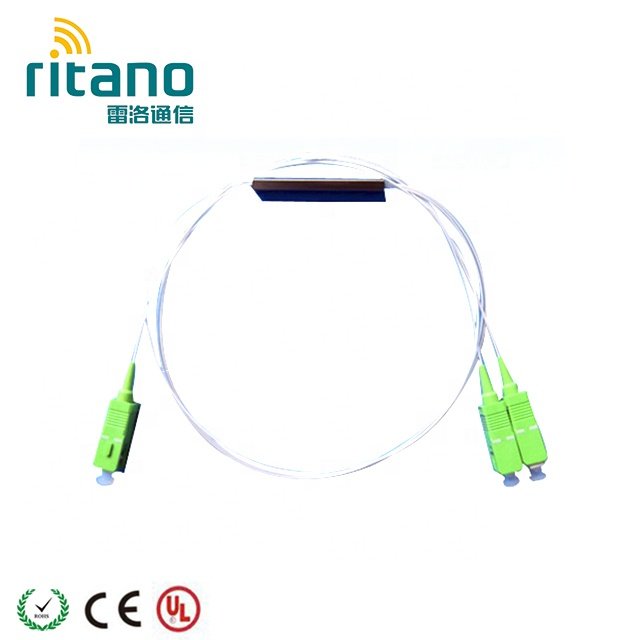 SC/APC Planar Lightwave Circuit Fiber Optic PLC Splitters