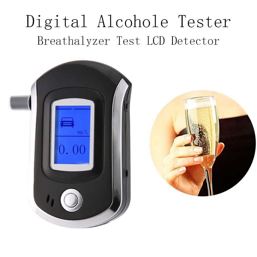 Professional Portable Keychain Driver PVC Nozzle Alcohol Tester Industrial USB Rechargeable Fuel Cell Sensor New Alcoholimetro