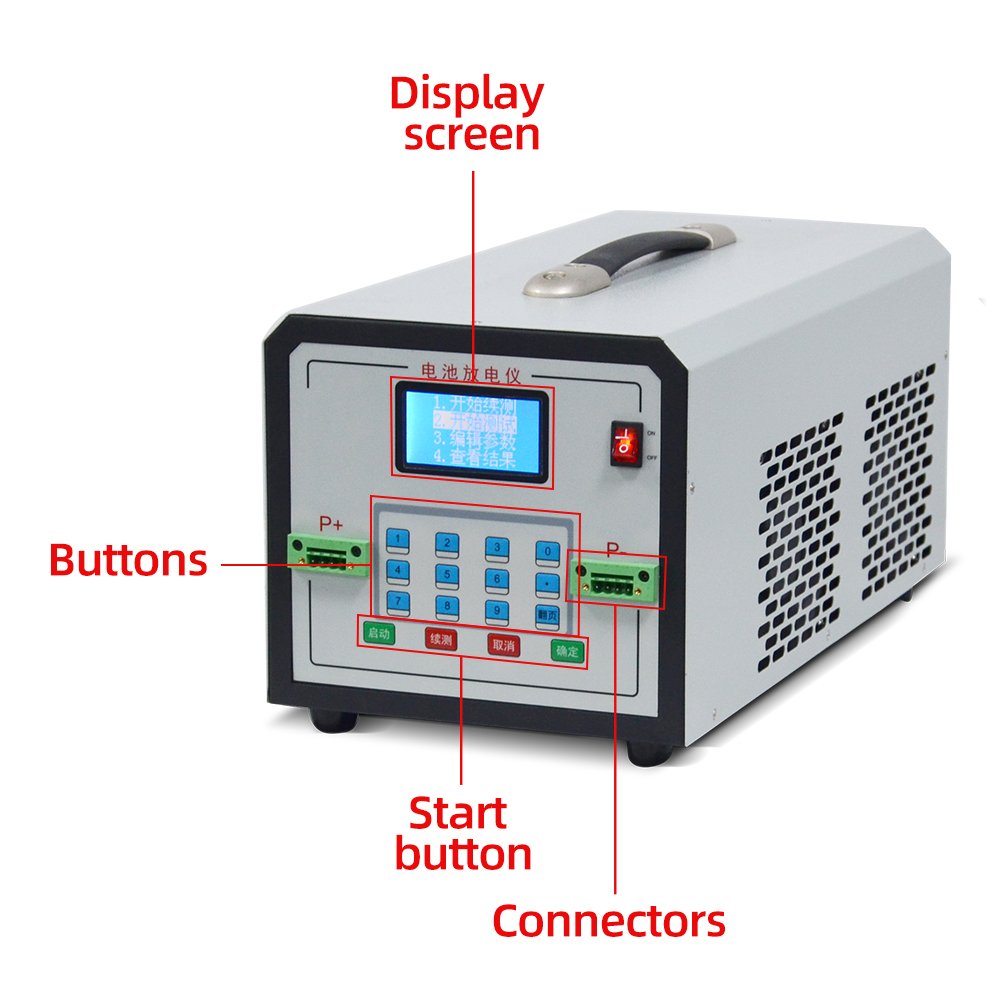 Factory Direct Battery Discharge 20A Testing Battery Pack Electrical Lithium Battery Capacity Tester Lithium