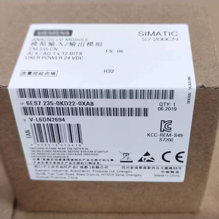 NEW 6ES7 235-0KD22-0XA8 Analog Input/Output Module for PLC PAC & Dedicated Controllers