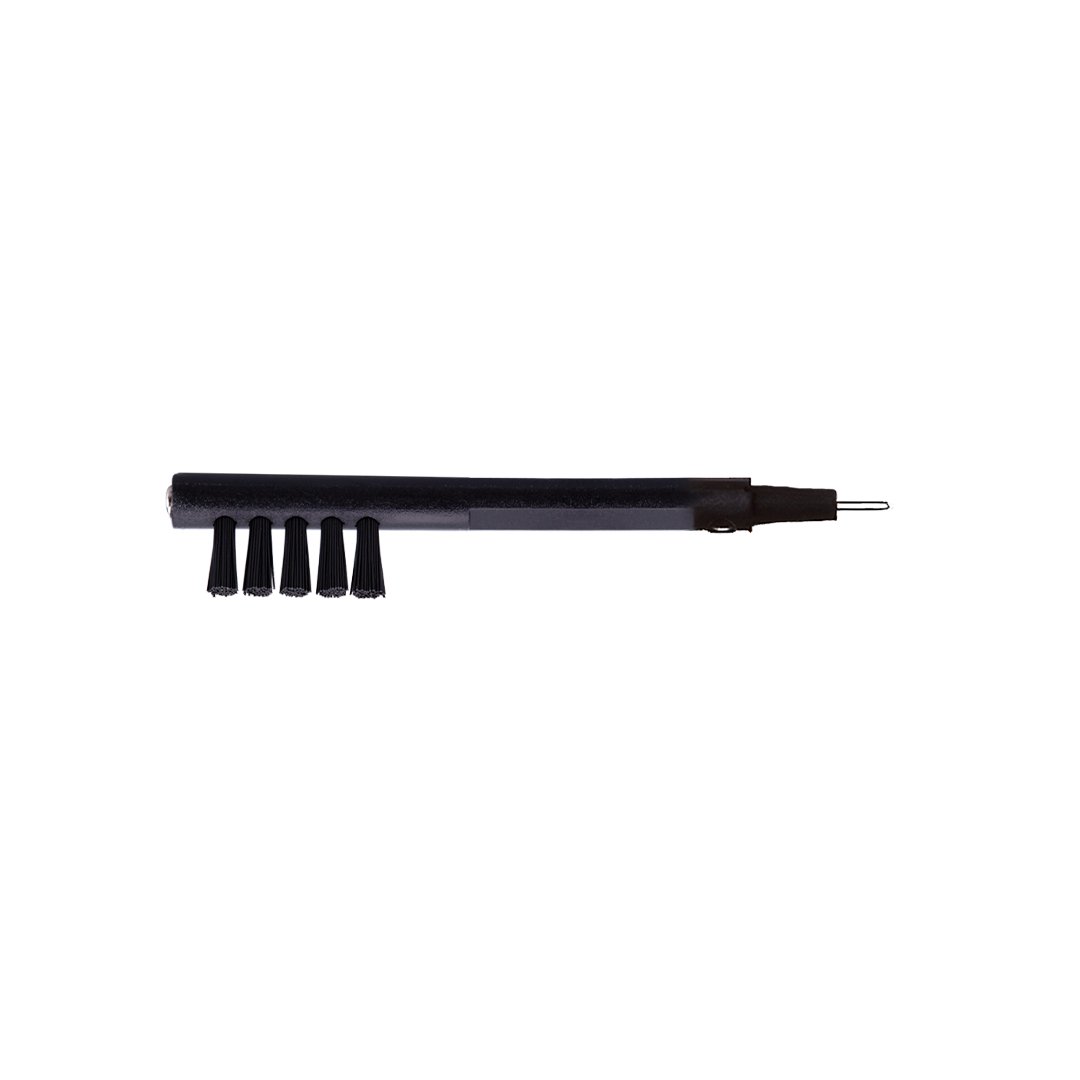 Mini 5 Bunches Earmold Hearing Aid Cleaning Tool Brush with Loop