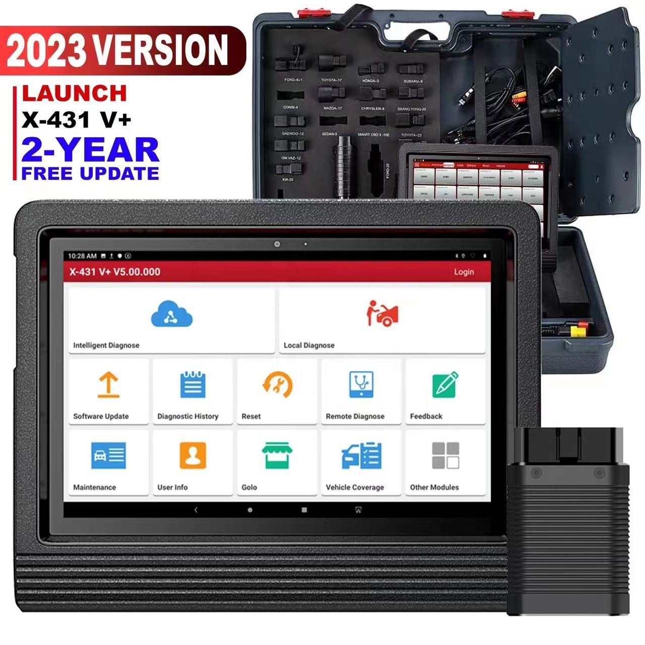 LAUNCH X-431V+ V4.0 (HDIII)12V 24V Man Car And Heavy Duty TruckS Diagnostic Scanner Tools