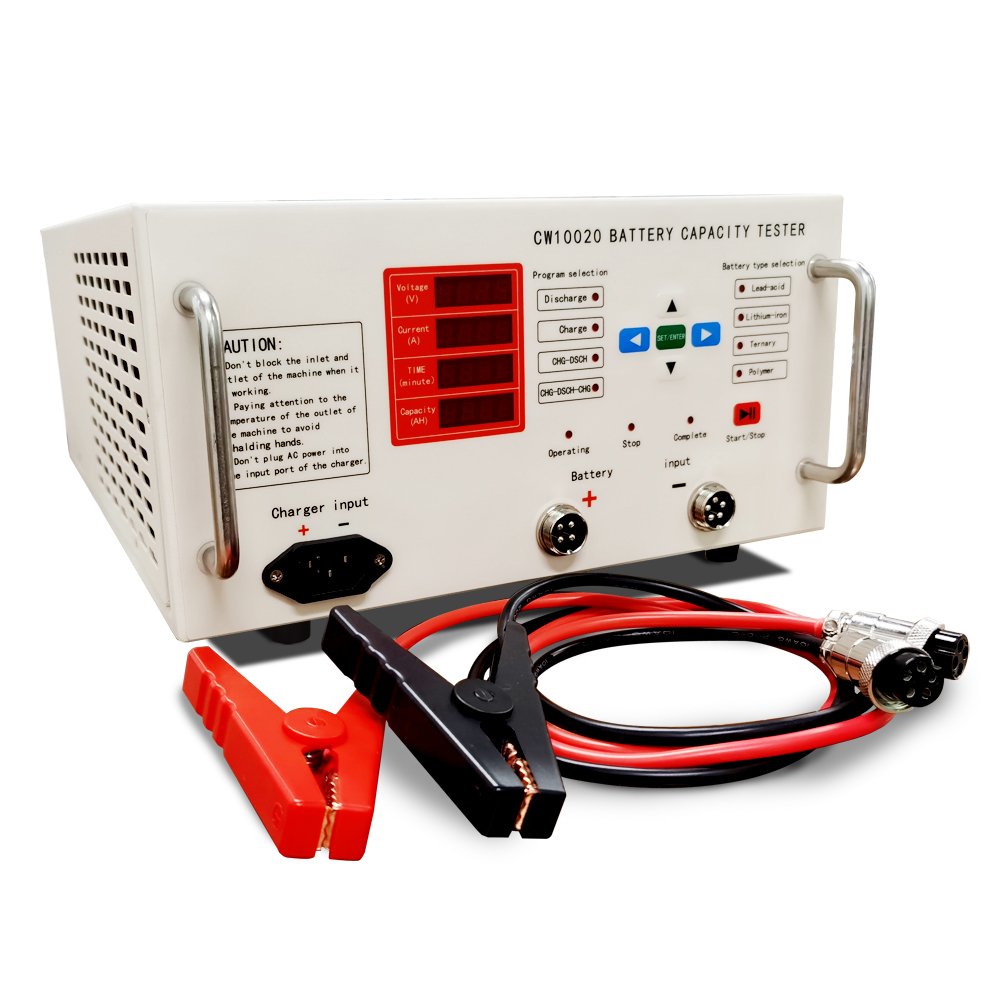 New Smart Battery Tester 2V-100V/1A-20A Battery Capacity Tester Lithium Battery Capacity Meter