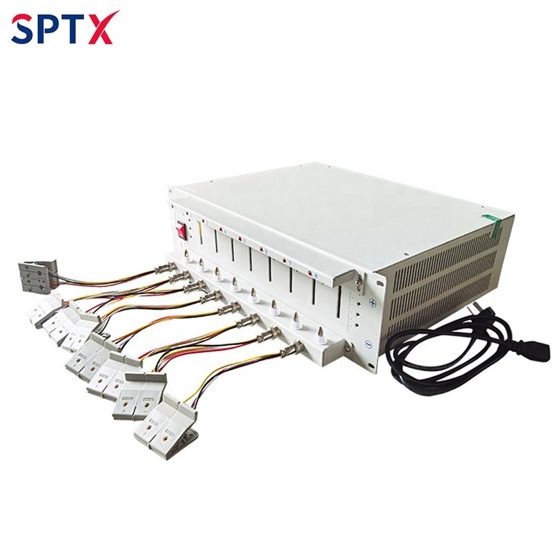 8 Channels 5V 3A 6A Battery Cell Charge and Discharge Analyzer for 18650 Cylindrical Pouch Coin Cell EV Battery Capacity Tester