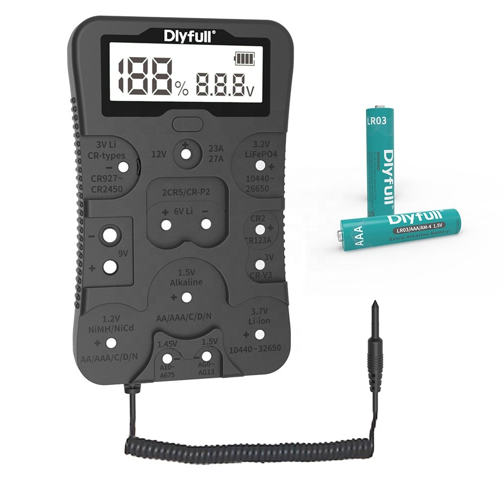 Dlyfull B4 Primary&rechargeable battery AA/AAA/123A/18650/21700/22650/32650 tester capacity voltage power quality analyzer