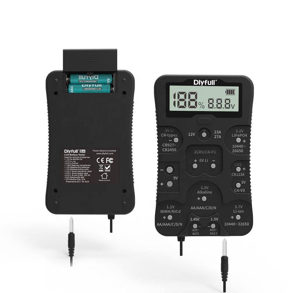 Dlyfull B4 Primary&rechargeable battery AA/AAA/123A/18650/21700/22650/32650 tester capacity voltage power quality analyzer